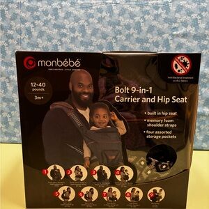 Bolt nine and one carrier and hip seat